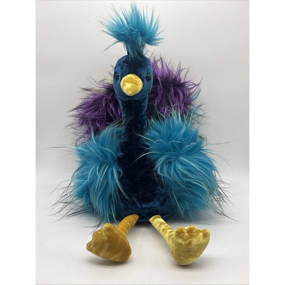 Aurora Luxe Boutique 16" Kamryn Peacock Plush Stuffed Plushie Animal W/Tags